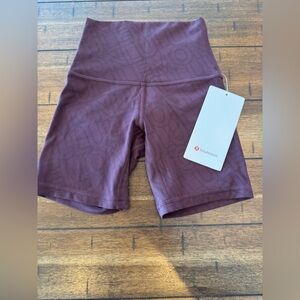 Lululemon Align Shorts Spellout Logo | Size 0 | NWT | Sold Out